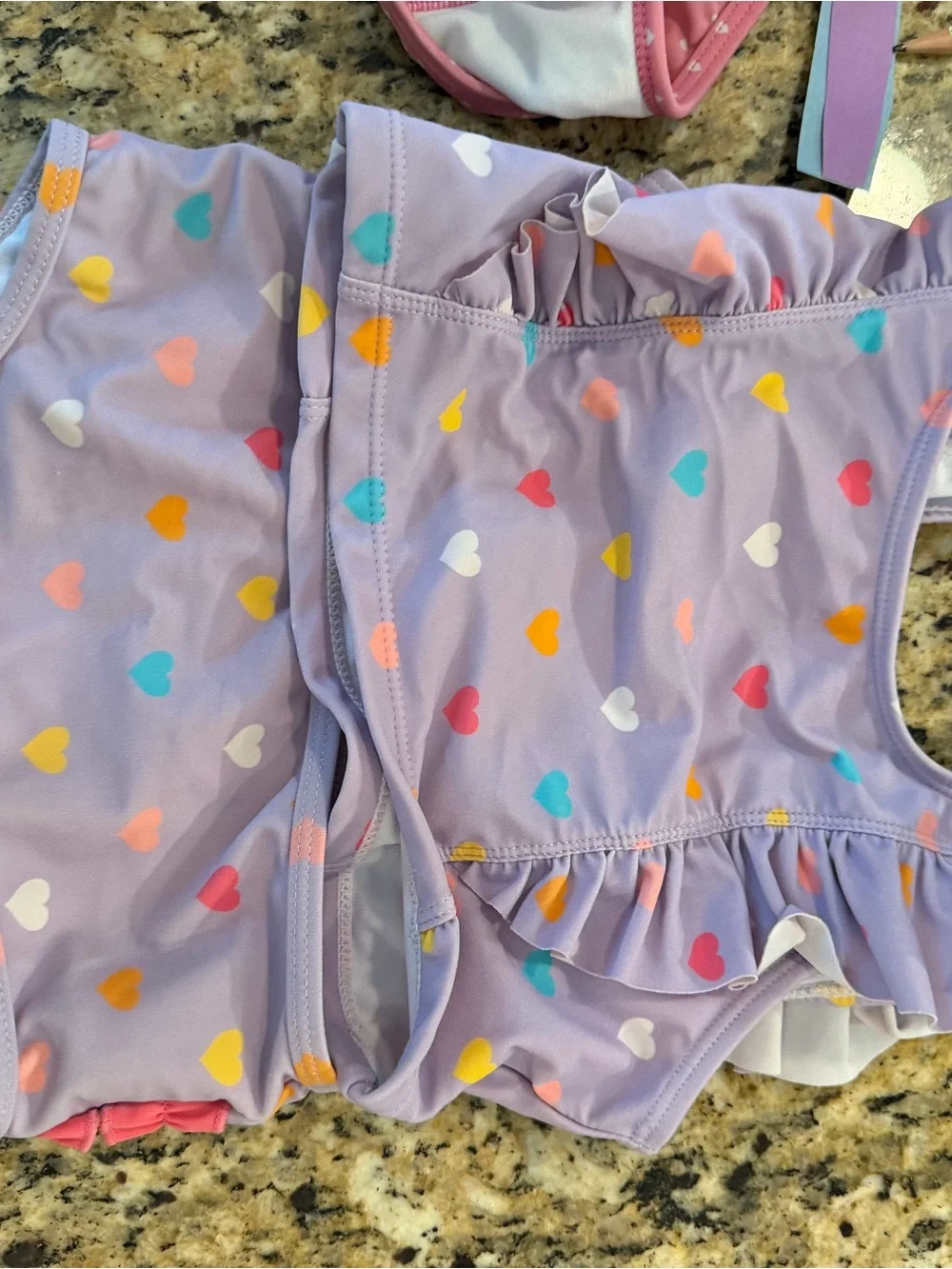 Ruffle Butts- girls Bathing suits- size 6